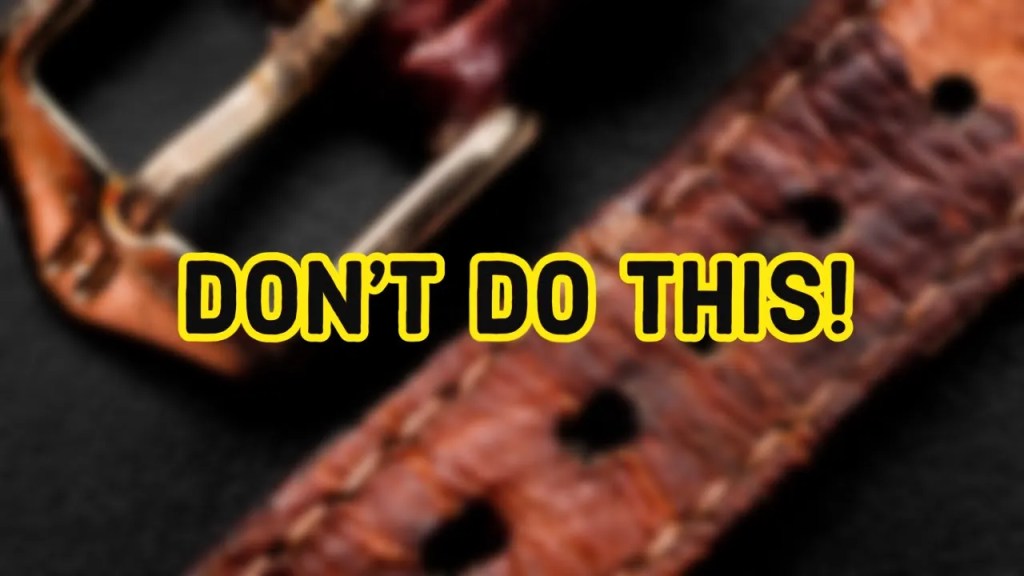 Warning! If Your WATCH Strap Looks Like This, You Need To Fix It NOW!!!